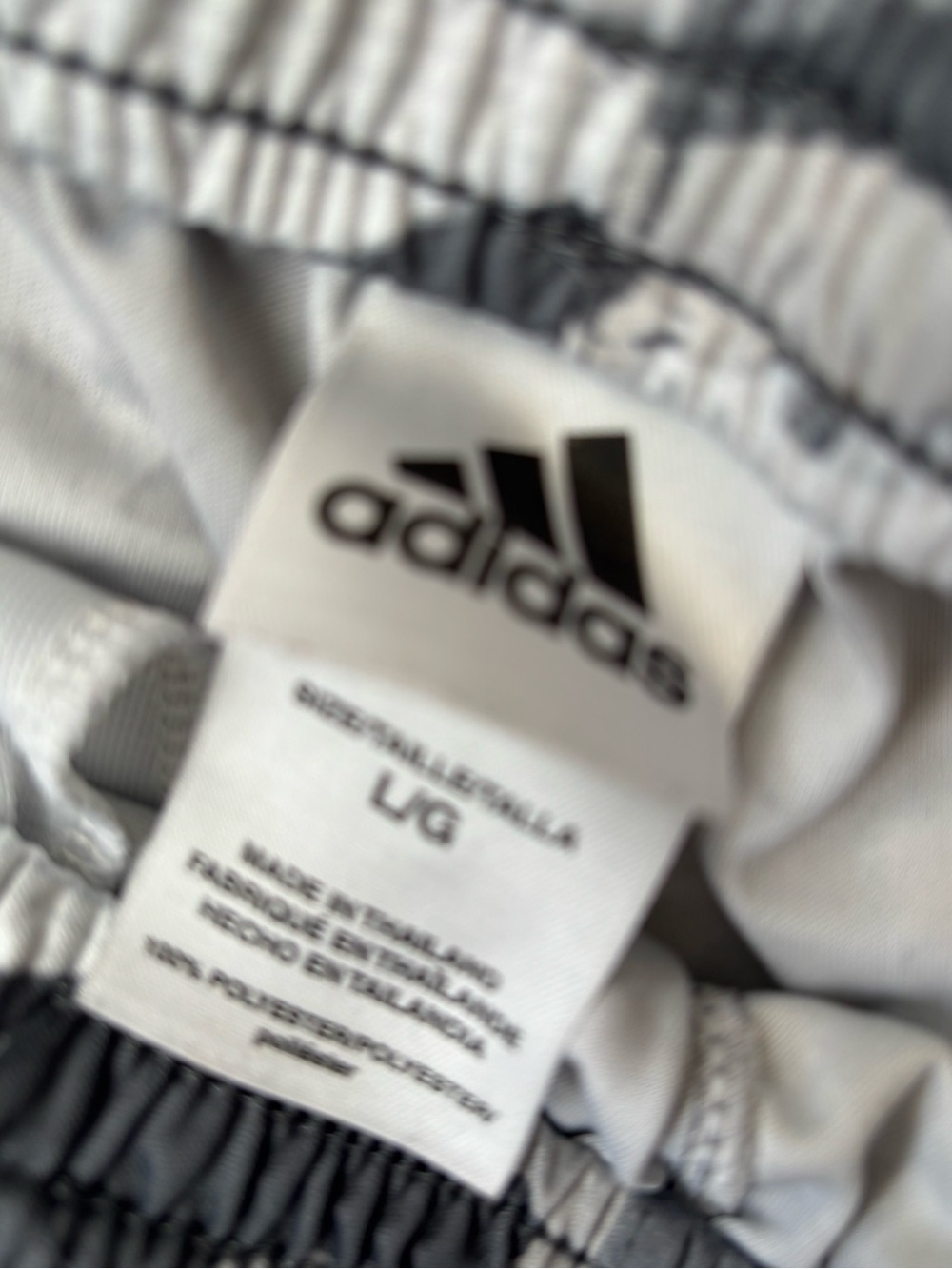 adidas White and Gray Kids Sweatpants